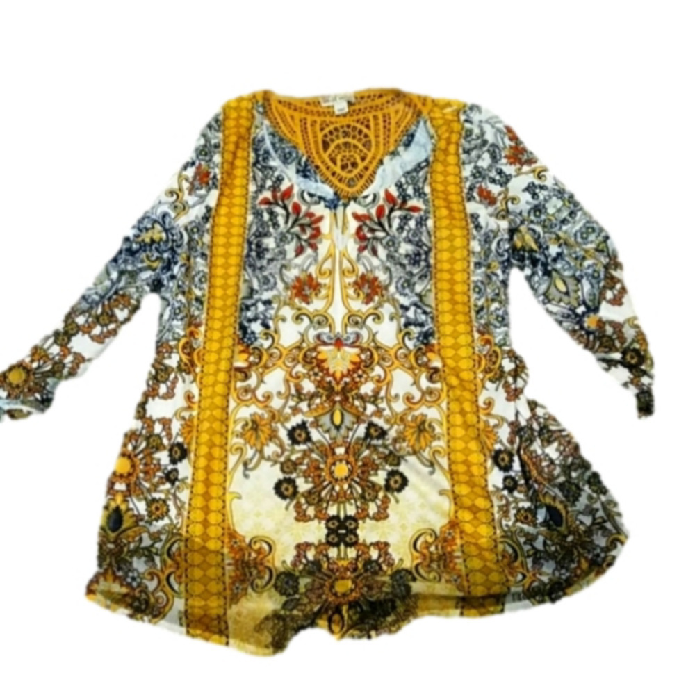 world Unity Large Boho Top